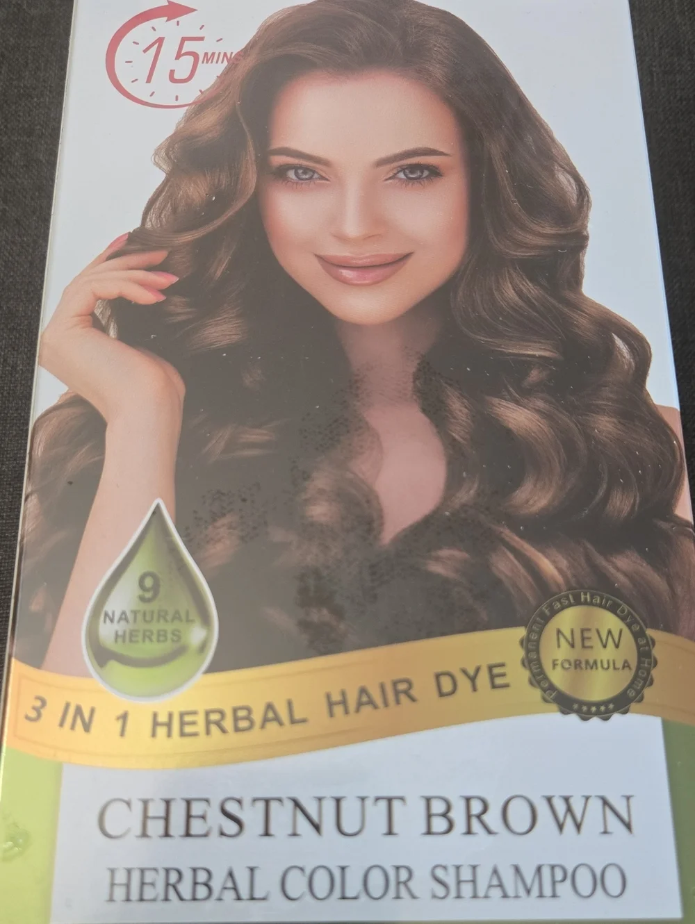 Herbby Chestnut Brown Herbal Color Shampoo